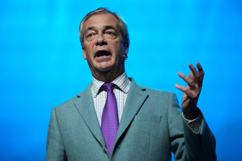 Nigel Farage is facing his own threat from the right in Makerfield