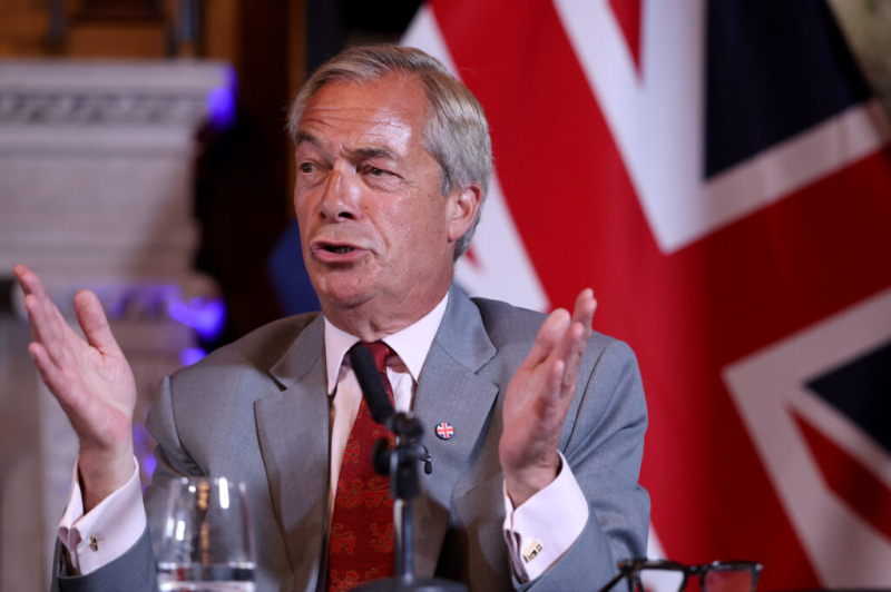 Farage paints himself as local Clacton hero in battle to beat Binface