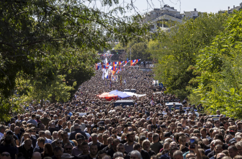 Ratko Mladić funeral exposes gap between Serbia’s EU ambitions and political reality